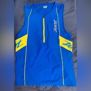 Men’s Zoot cycling singlet, Size L.  GUC.